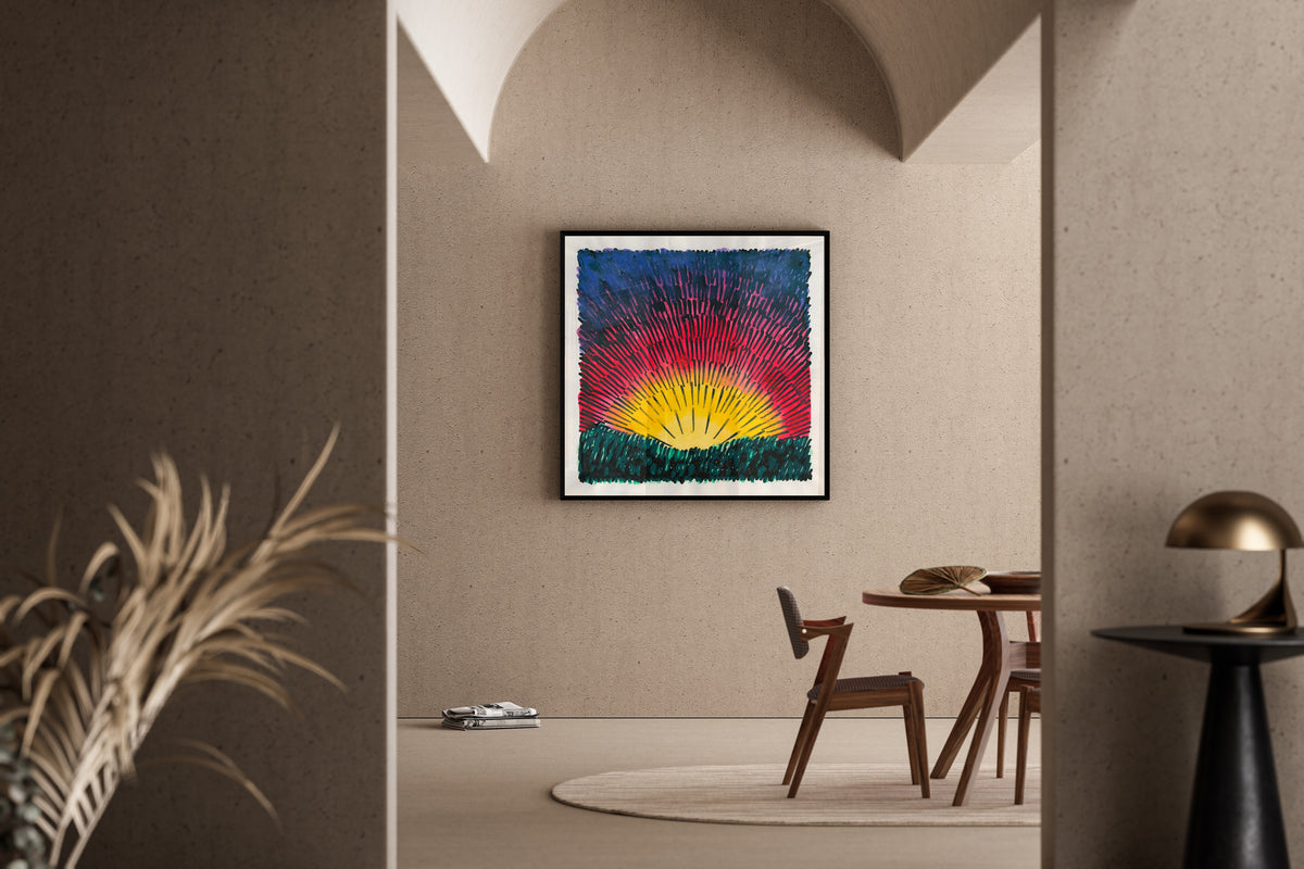 Karl Wiener — Pavement and Meadow No. 21 | Modernist Landscape Print