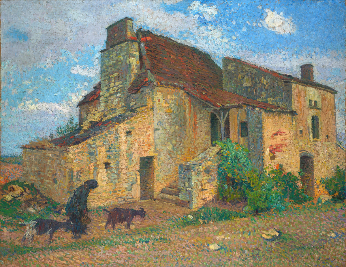 Henri Martin — Paysage de campagne | Pointillist Landscape Print