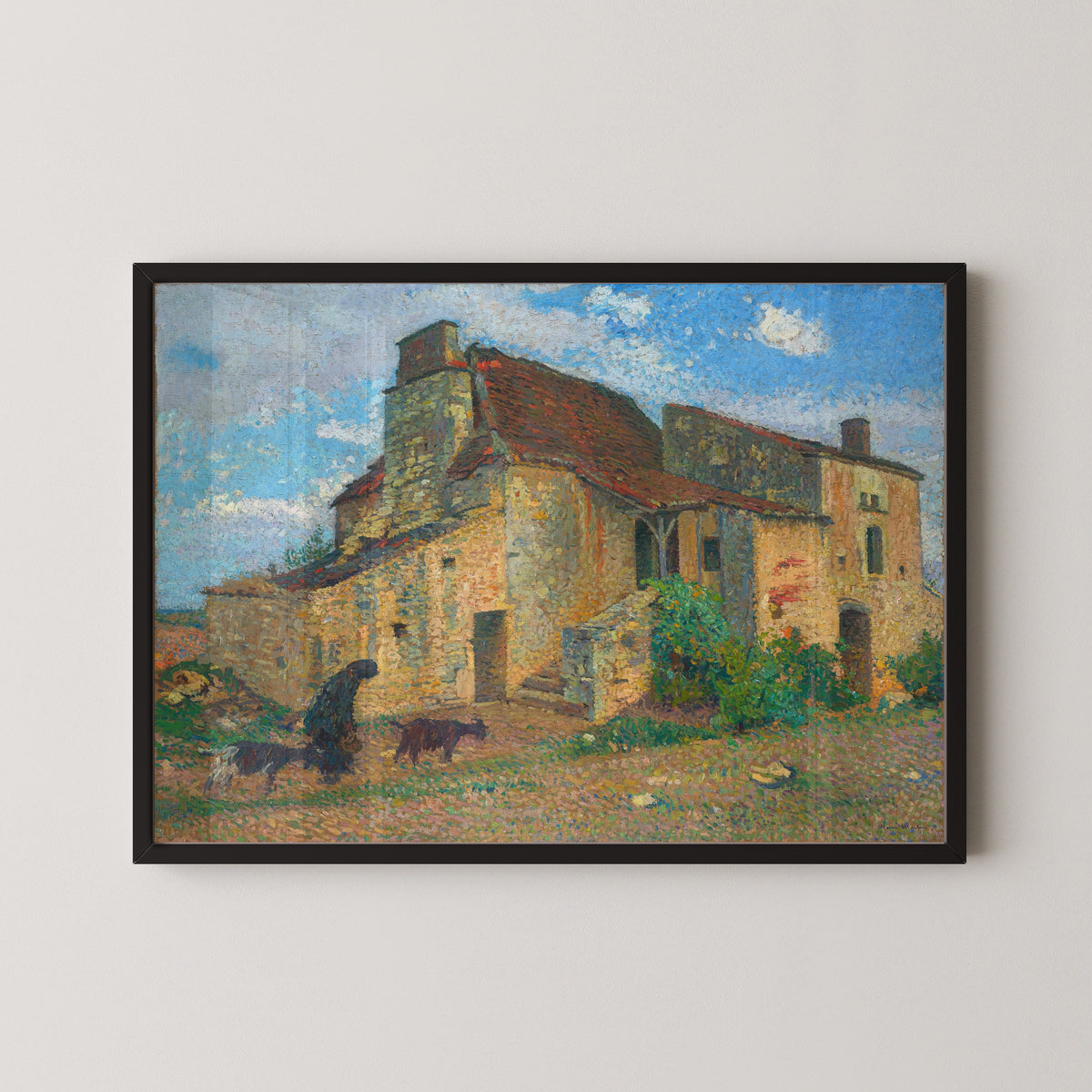 Henri Martin — Paysage de campagne | Pointillist Landscape Print