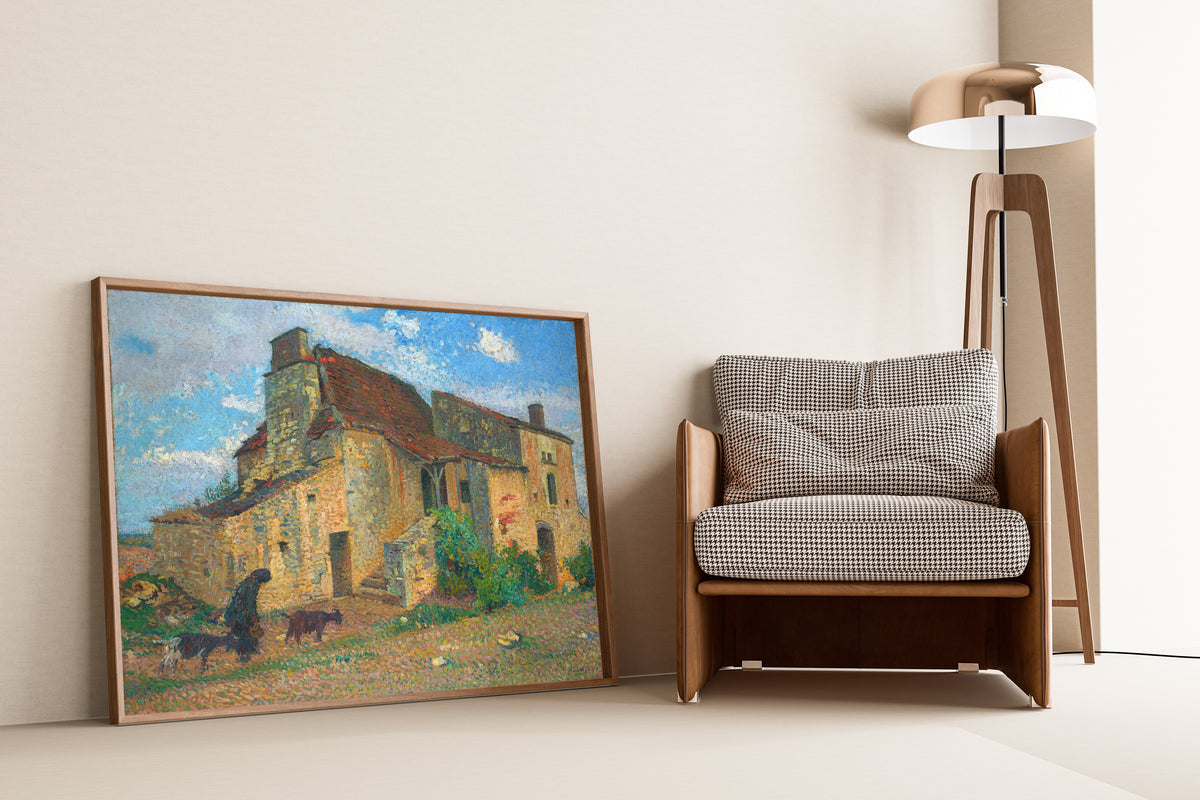 Henri Martin — Paysage de campagne | Pointillist Landscape Print