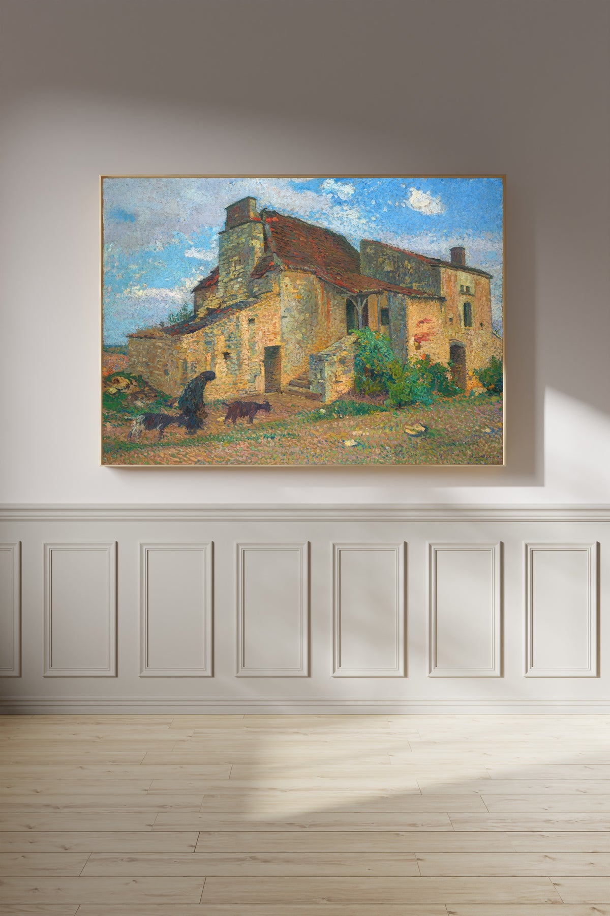 Henri Martin — Paysage de campagne | Pointillist Landscape Print