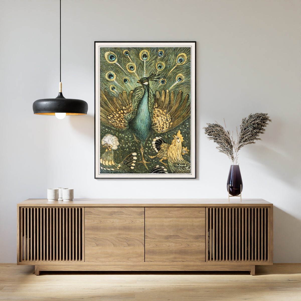 Theo van Hoytema — Peacock | Art Nouveau Print