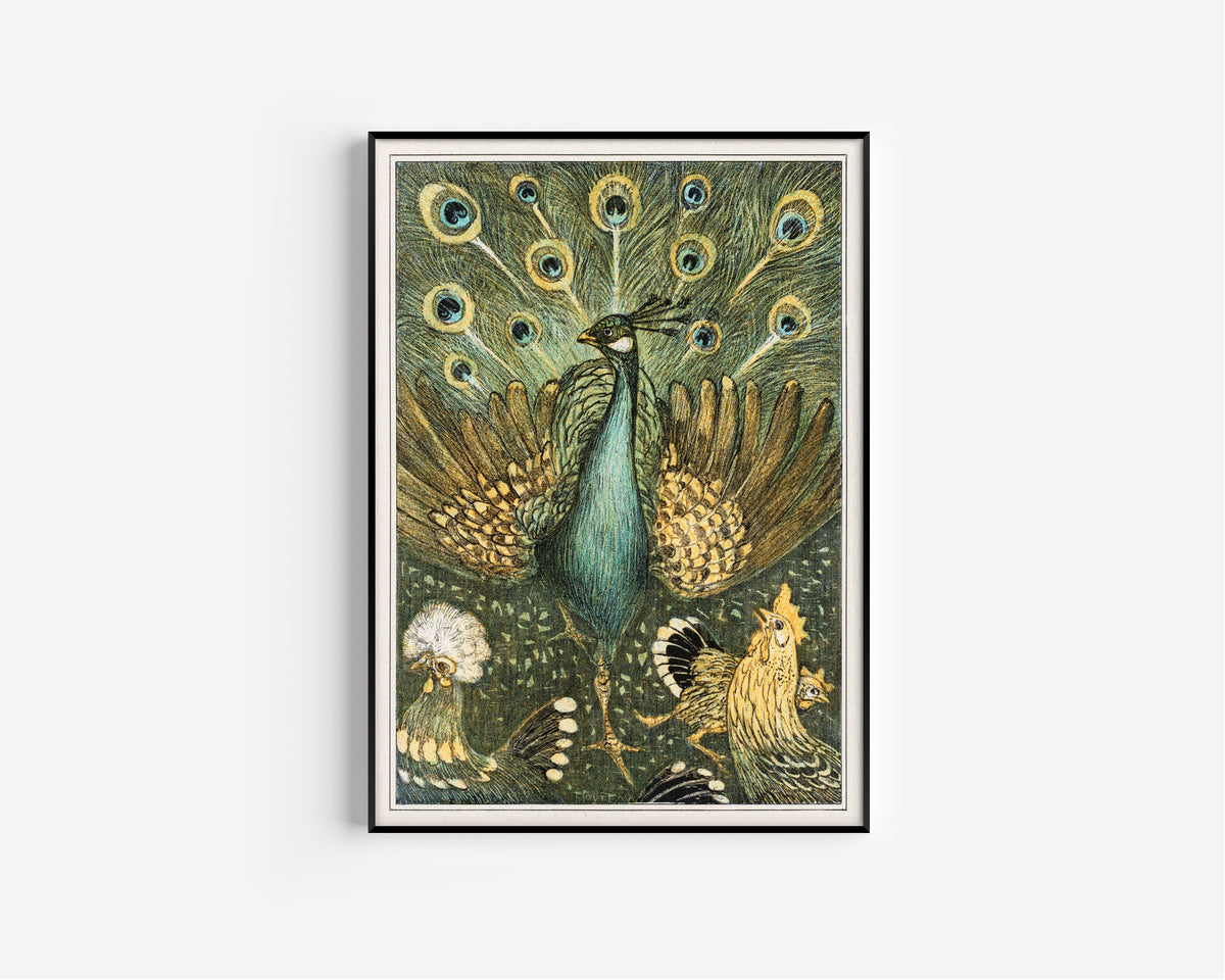 Theo van Hoytema — Peacock | Art Nouveau Print