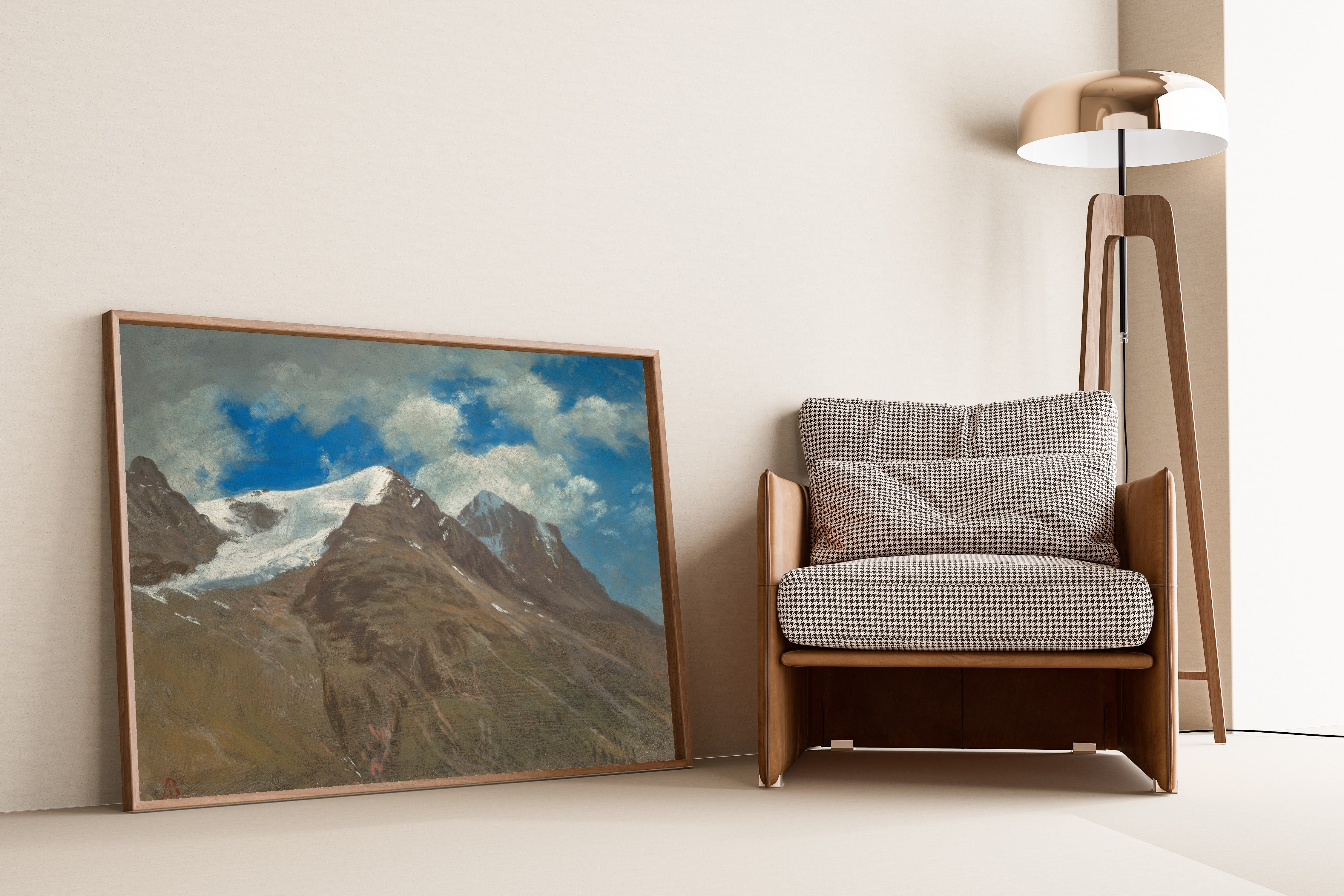 Albert Bierstadt — Peaks in the Rockies | Landscape Fine Art Print
