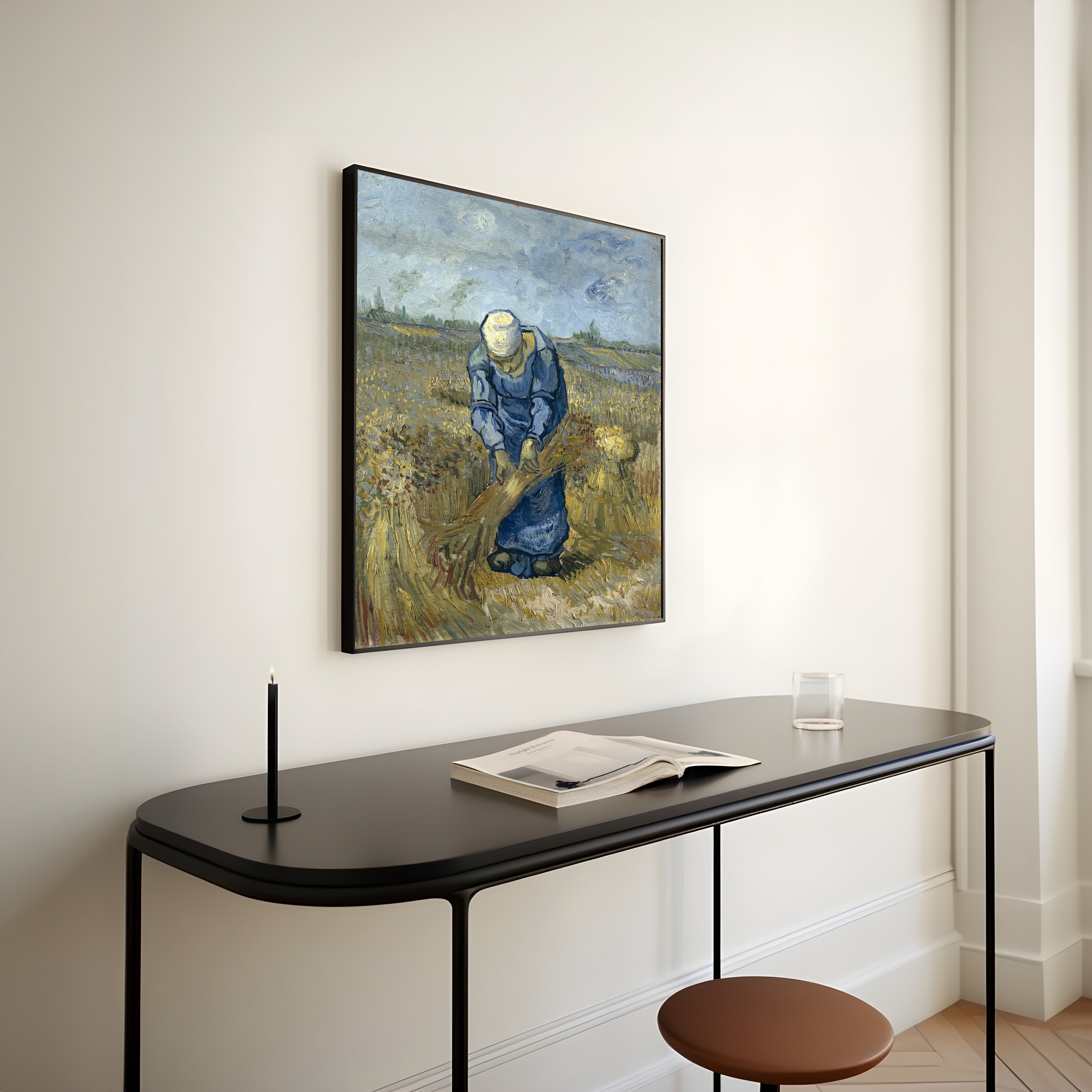 Vincent van Gogh — Peasant Woman Binding Sheaves | Fine Art Print