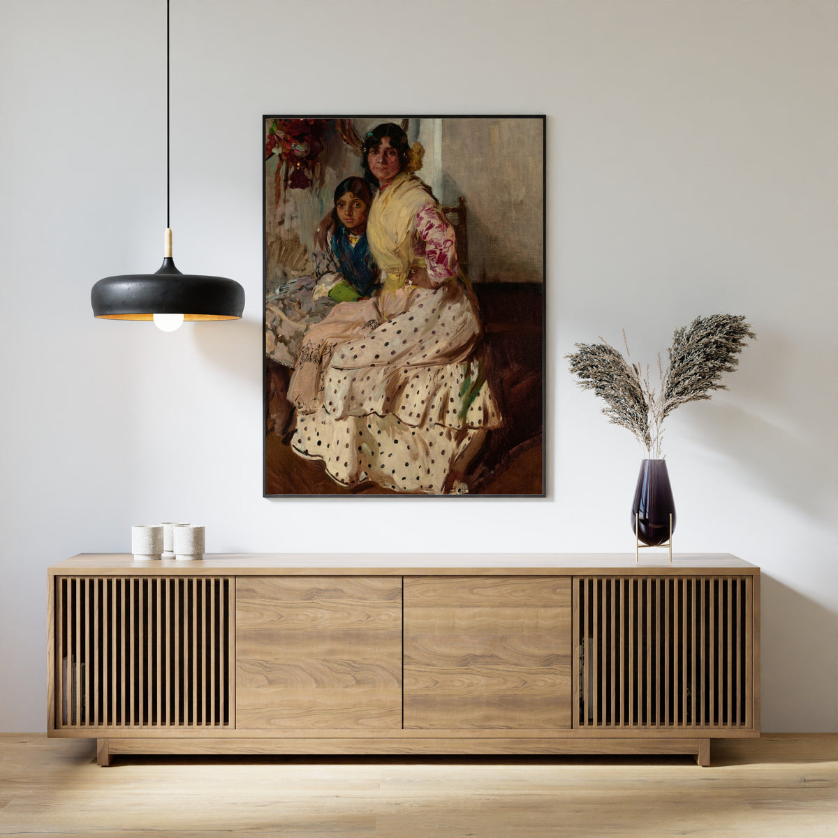 Joaquín Sorolla — Pepilla the Gypsy and Her Daughter | Fine Art Print