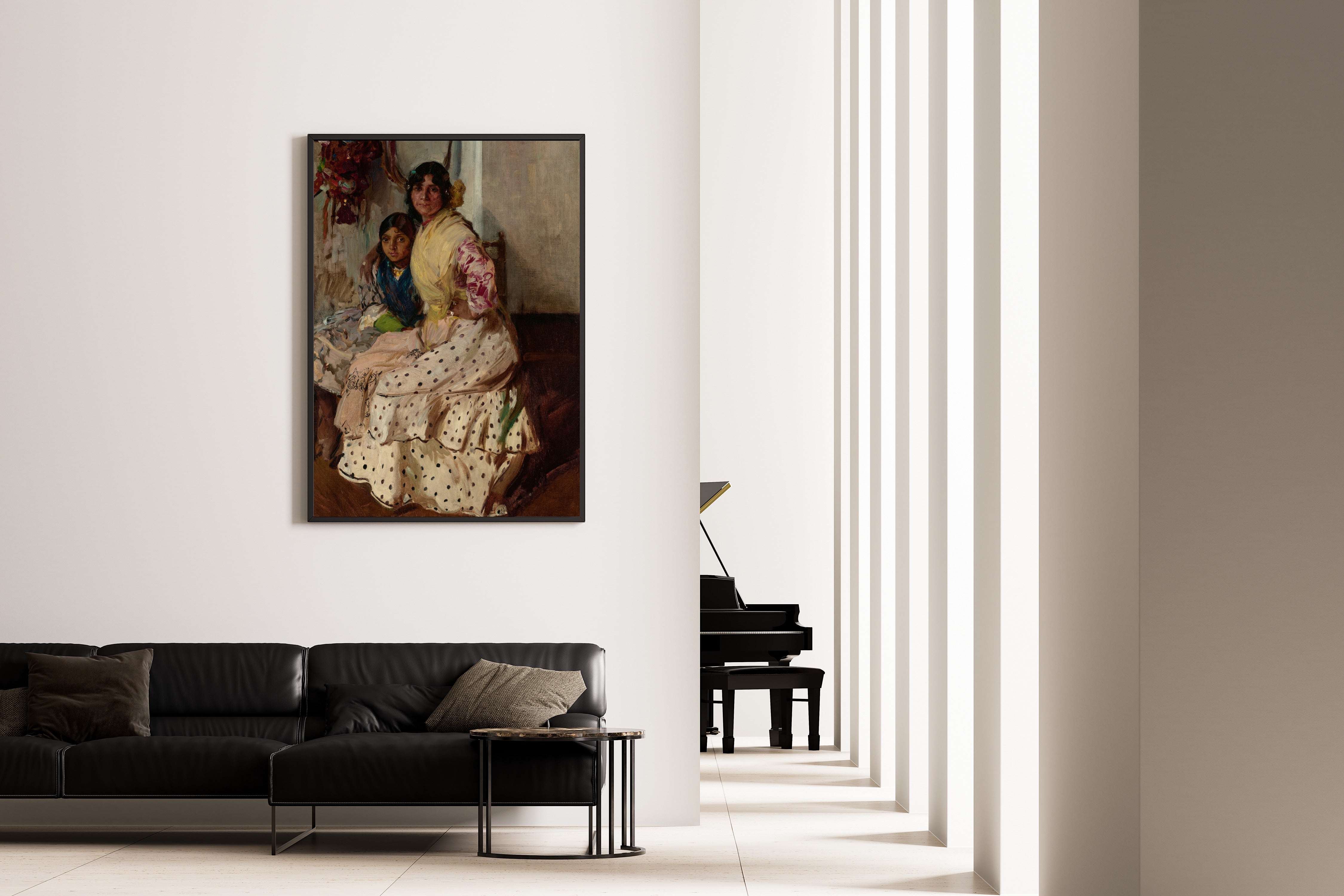 Joaquín Sorolla — Pepilla the Gypsy and Her Daughter | Fine Art Print