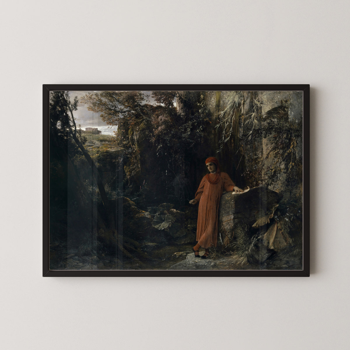 Arnold Böcklin — Petrarch at the Spring of Vaucluse | Symbolist Art Print