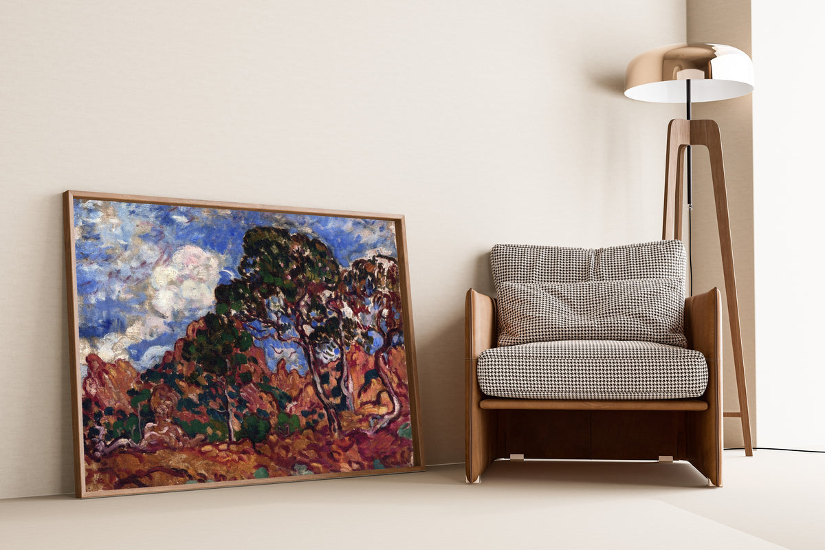 Louis Valtat — Pines at Antheor | Fauvist Fine Art Print