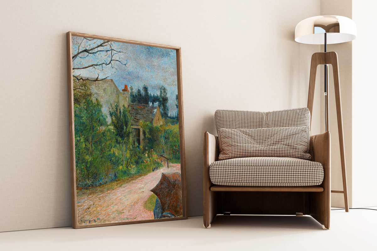 Paul Gauguin — Pissarro's Garden, Quai du Pothuis, Pontoise | Fine Art Print