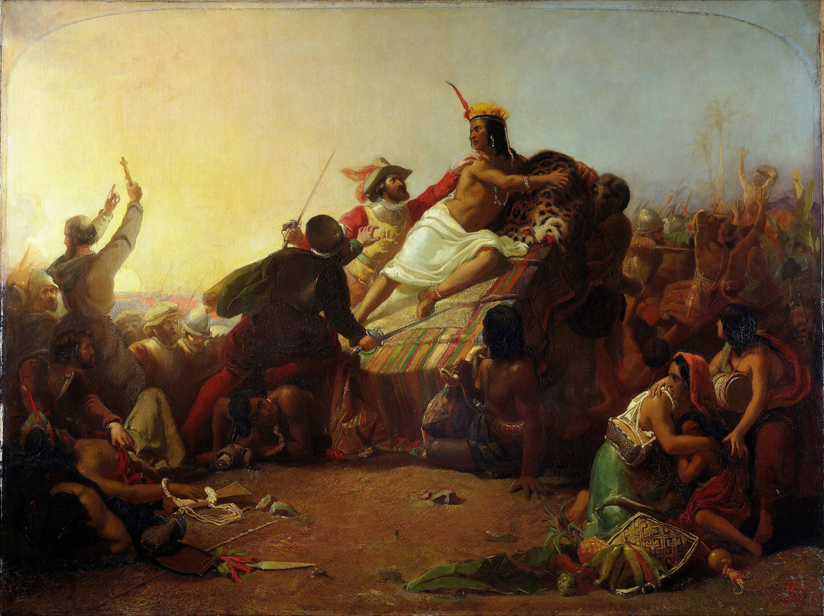 John Everett Millais — Pizarro Seizing the Inca of Peru | Fine Art Print