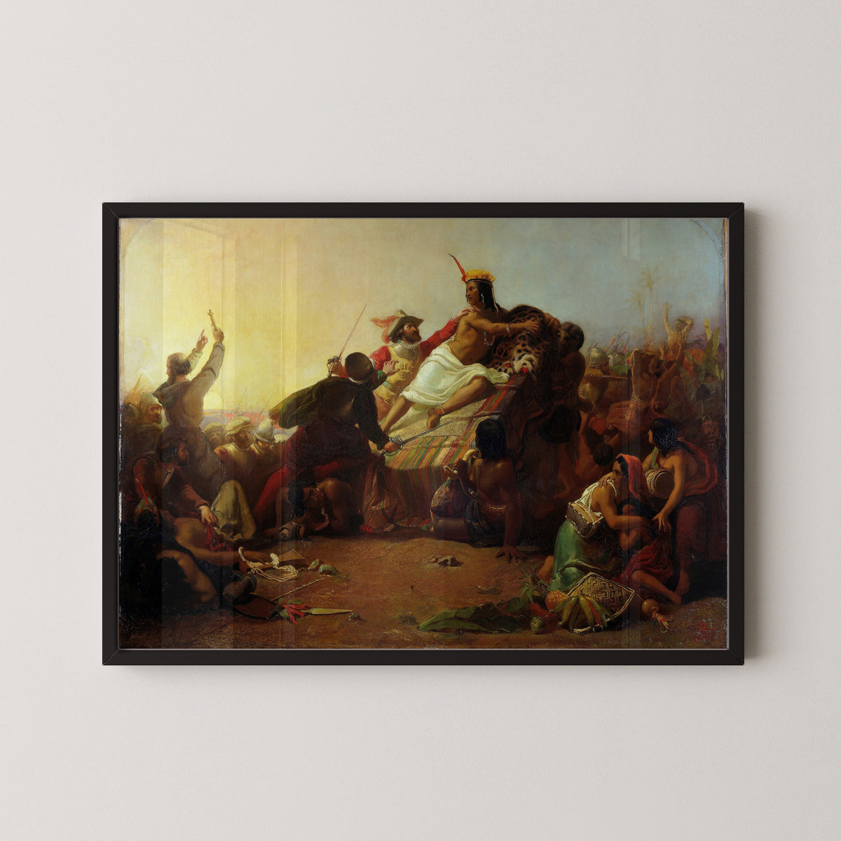 John Everett Millais — Pizarro Seizing the Inca of Peru | Fine Art Print