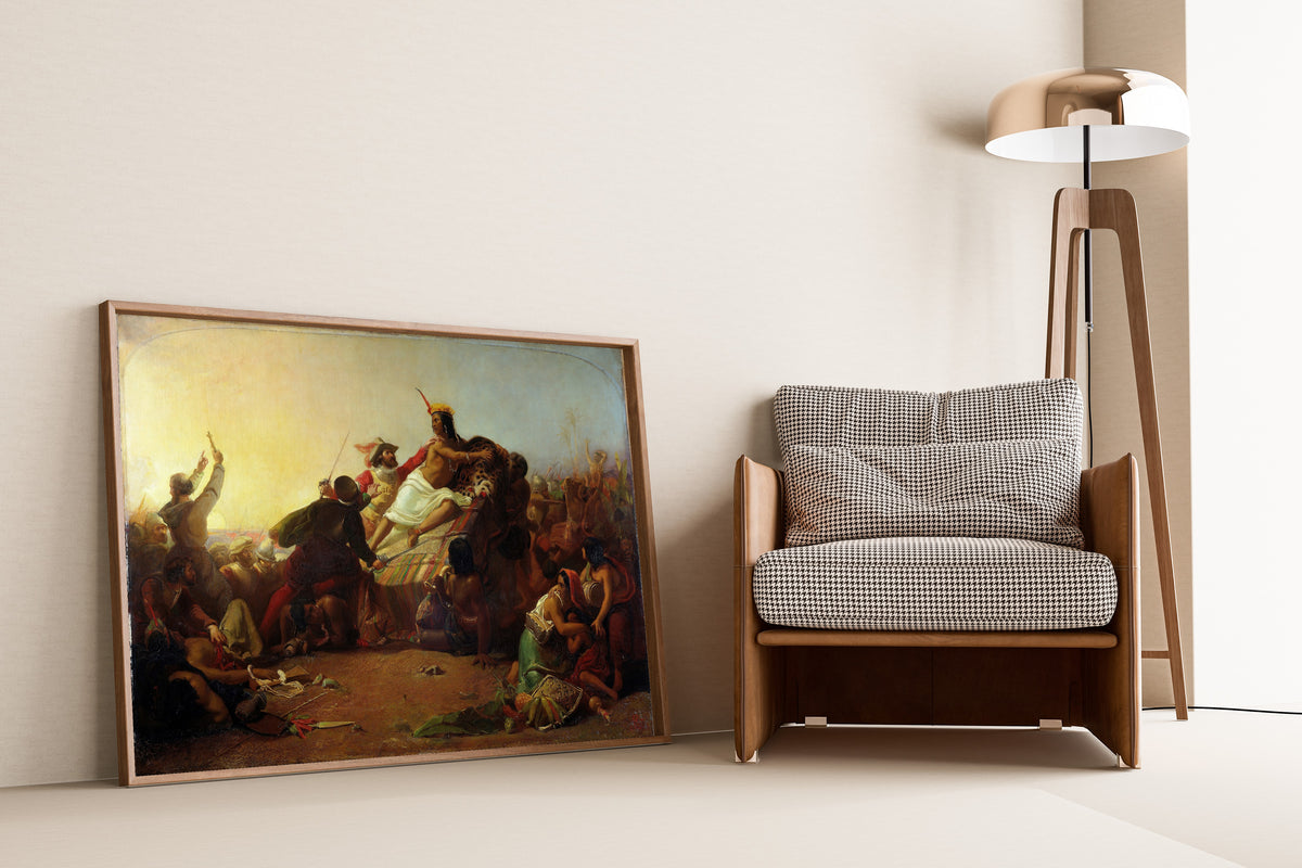 John Everett Millais — Pizarro Seizing the Inca of Peru | Fine Art Print