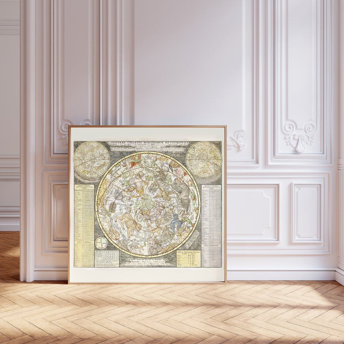 Carel Allard — Planisphaerii Coelestis Hemisphaerium Septentrionale | Antique Celestial Chart Print