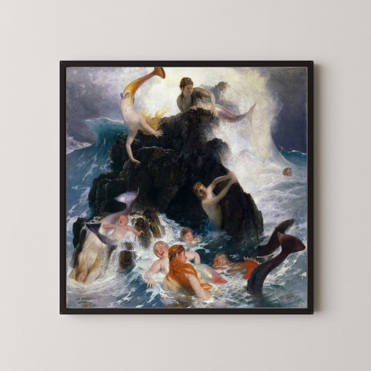 Arnold Böcklin — Play of the Naiads | Symbolist Art Print
