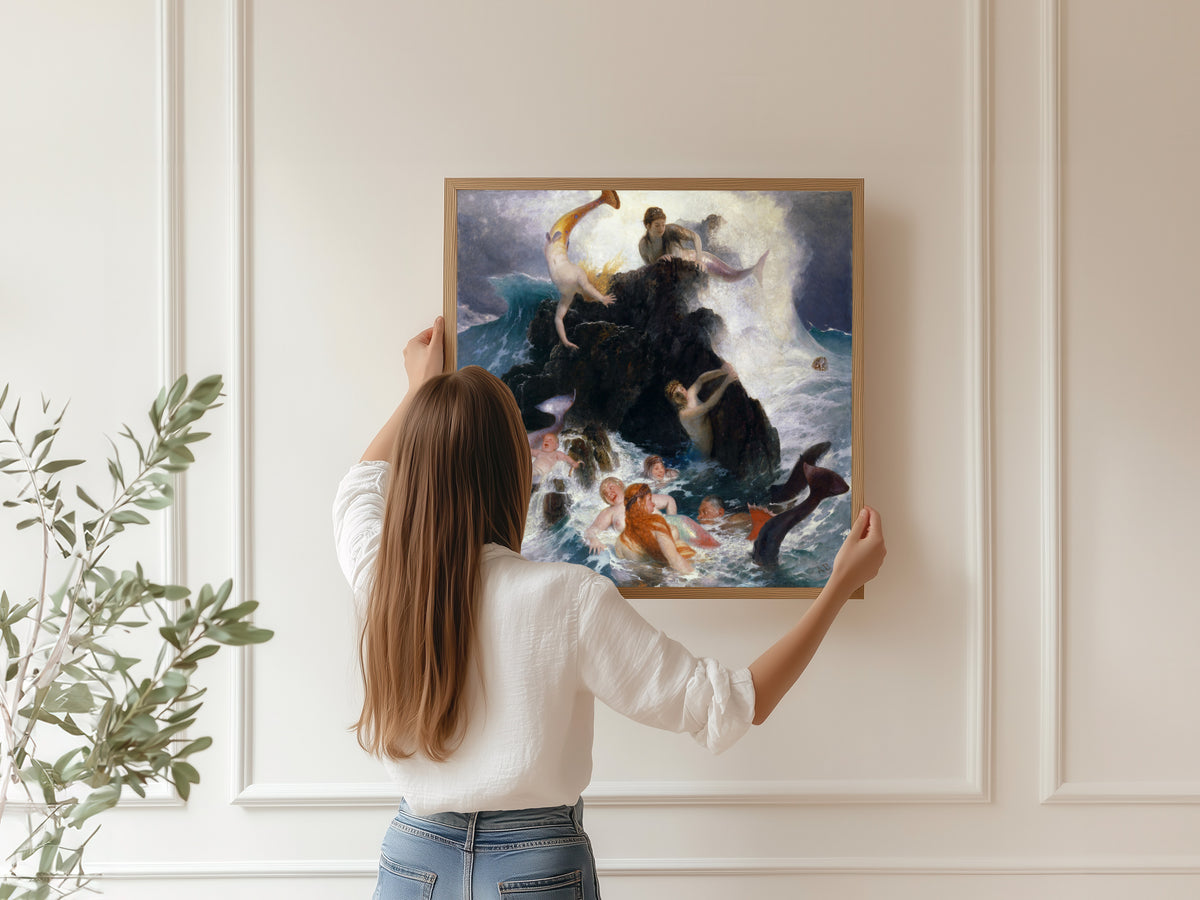 Arnold Böcklin — Play of the Naiads | Symbolist Art Print