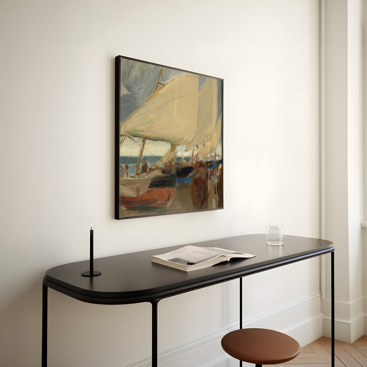 Joaquín Sorolla — Playa de Valencia (Oxen and Sails) | Fine Art Print