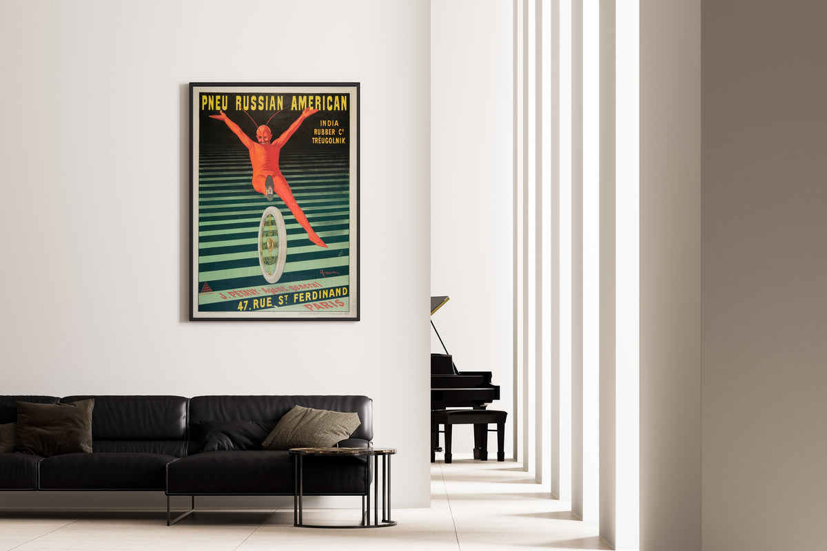 Leonetto Cappiello — Pneu Russian American | Vintage Poster Print