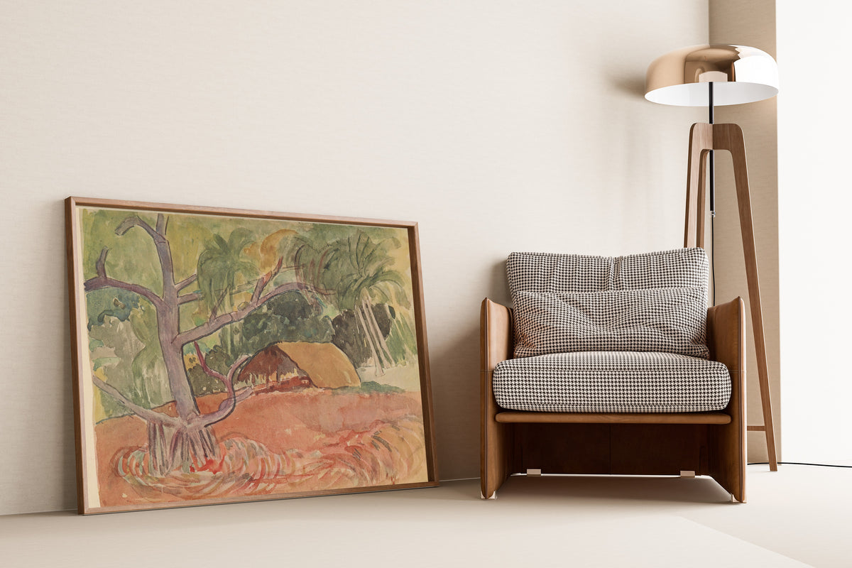 Paul Gauguin — Polynesian Landscape with a Bare Tree | Fine Art Print