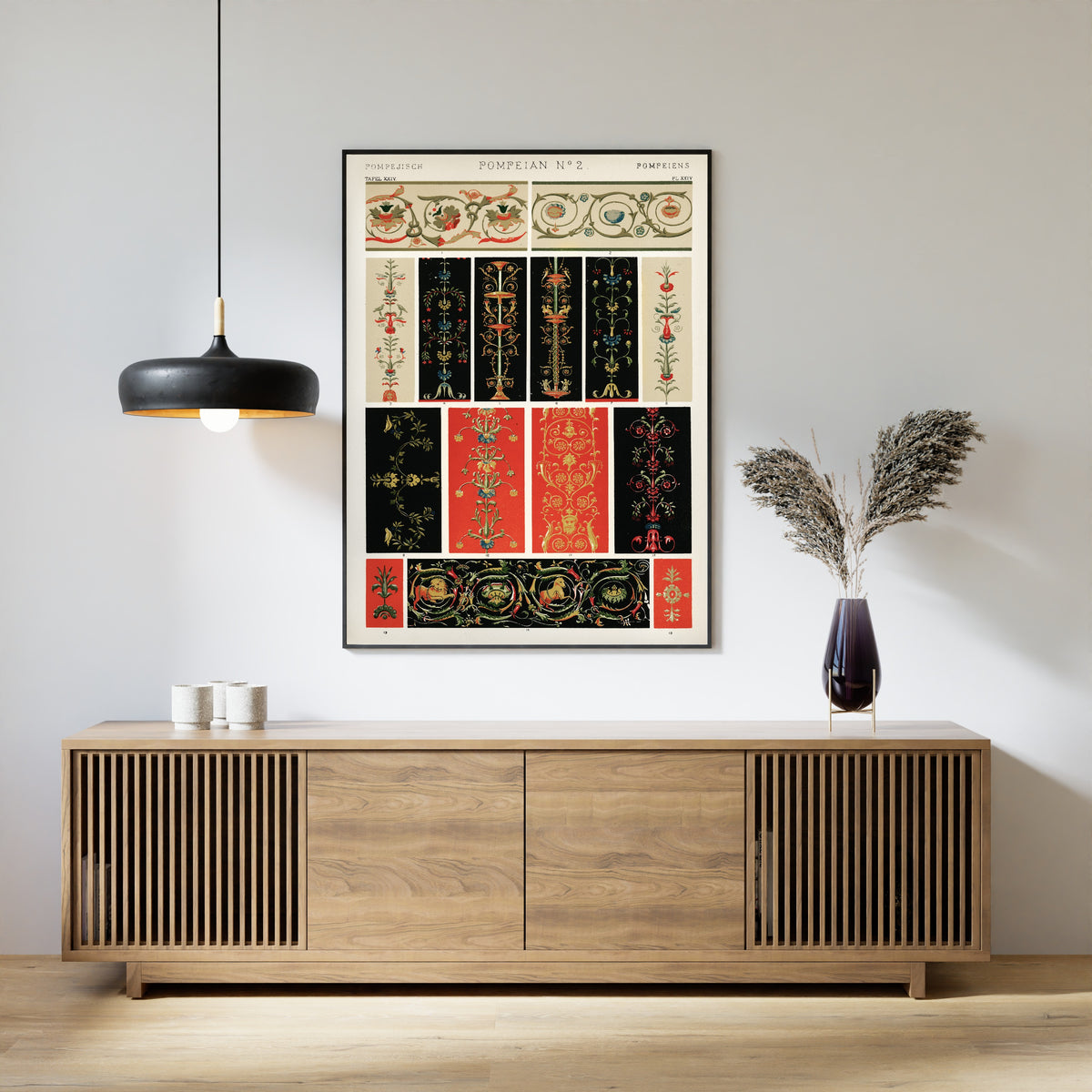 Owen Jones — Pompeian No. 2 | Grammar of Ornament Design Print