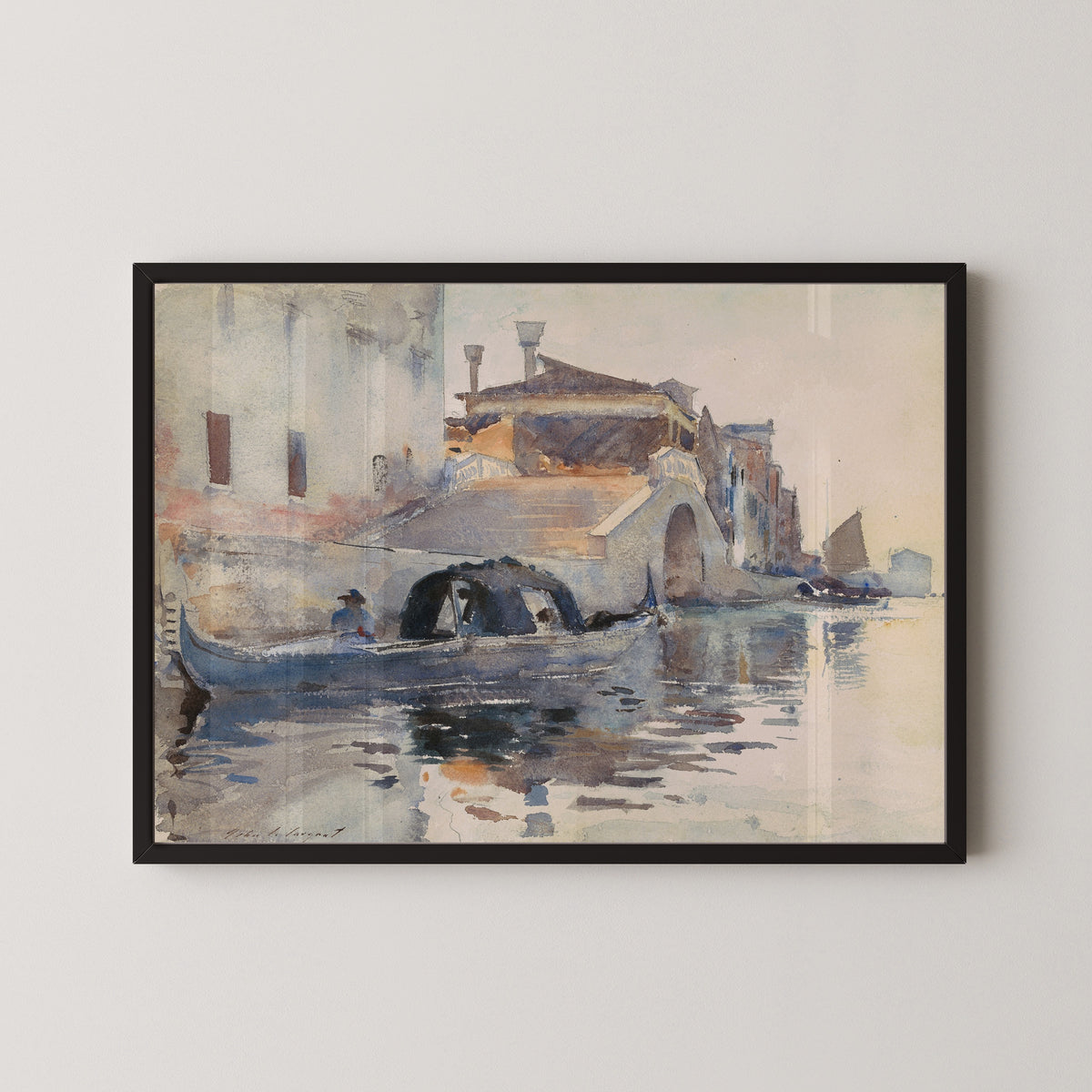 John Singer Sargent — Ponte Panada, Fondamenta Nuove, Venice | Fine Art Print