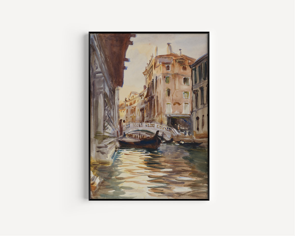 John Singer Sargent — Ponte della Canonica | Fine Art Print