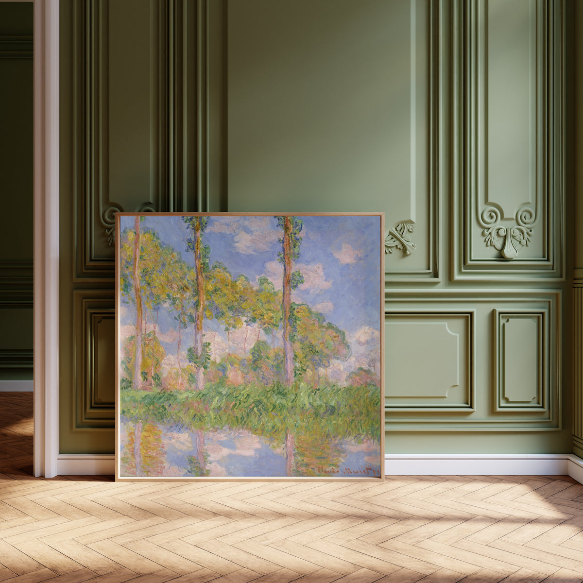 Claude Monet — Poplars in the Sun | Fine Art Print