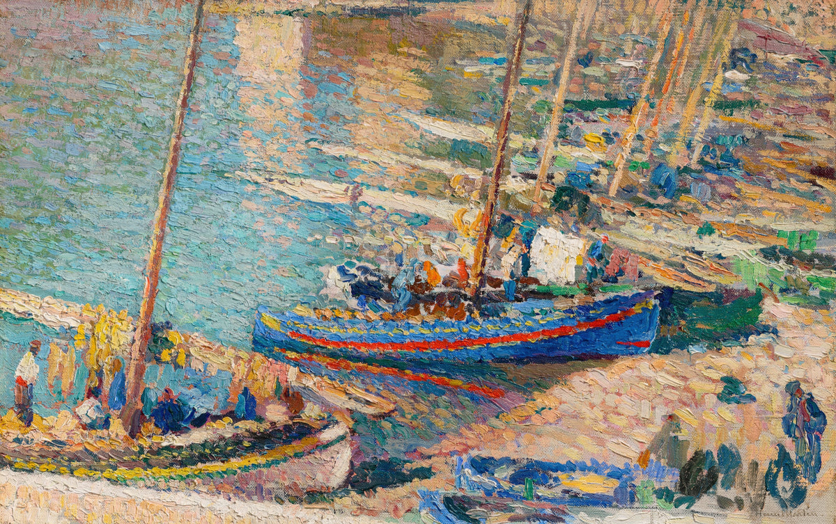 Henri Martin — Port de Collioure | Pointillist Landscape Print