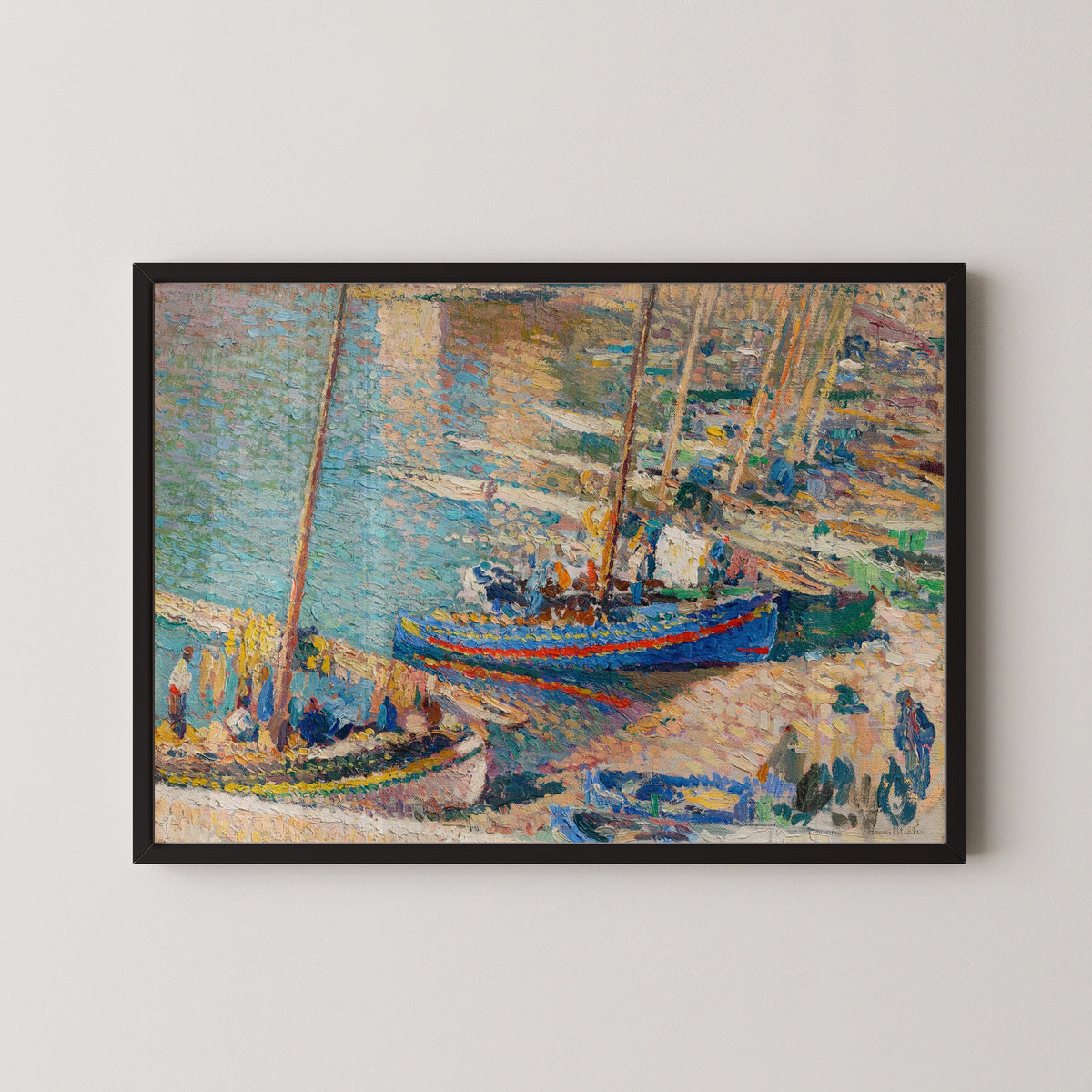 Henri Martin — Port de Collioure | Pointillist Landscape Print