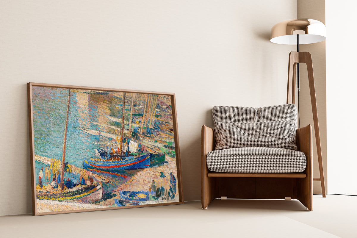 Henri Martin — Port de Collioure | Pointillist Landscape Print