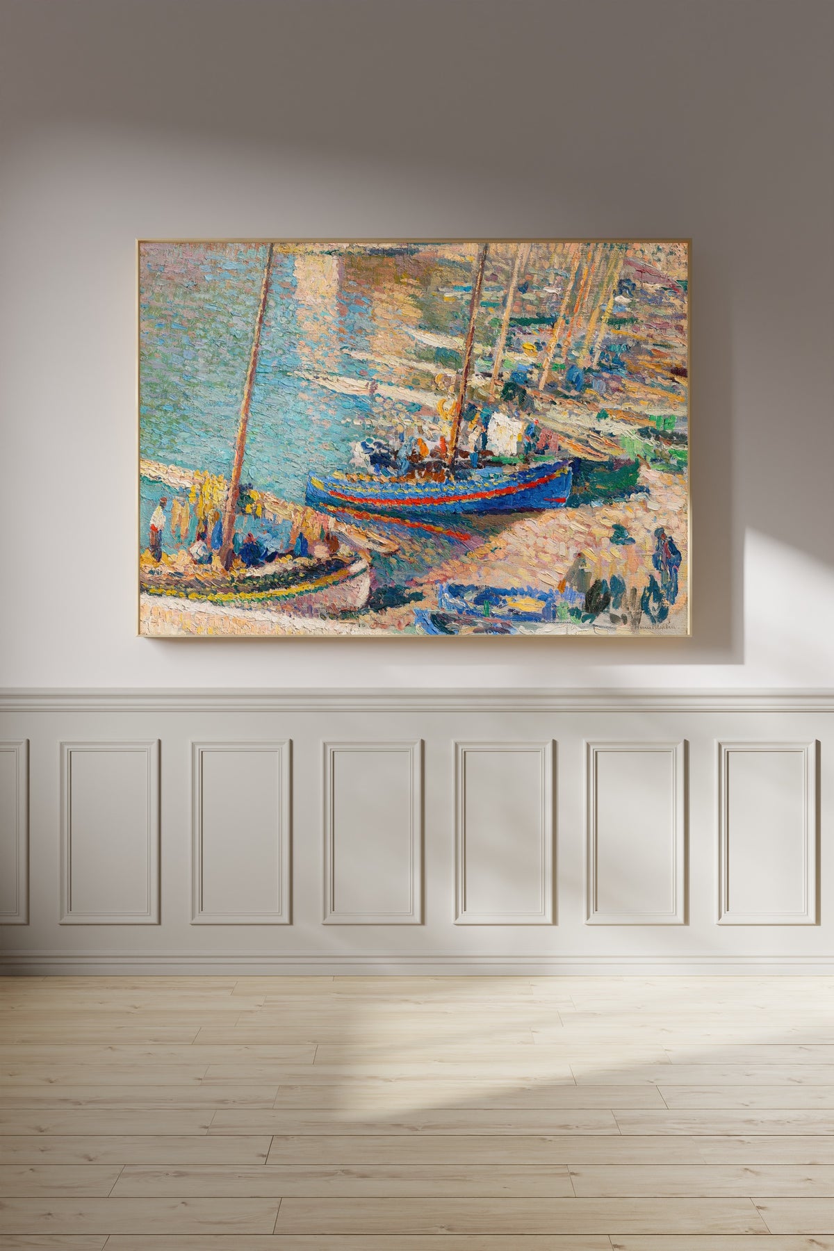 Henri Martin — Port de Collioure | Pointillist Landscape Print