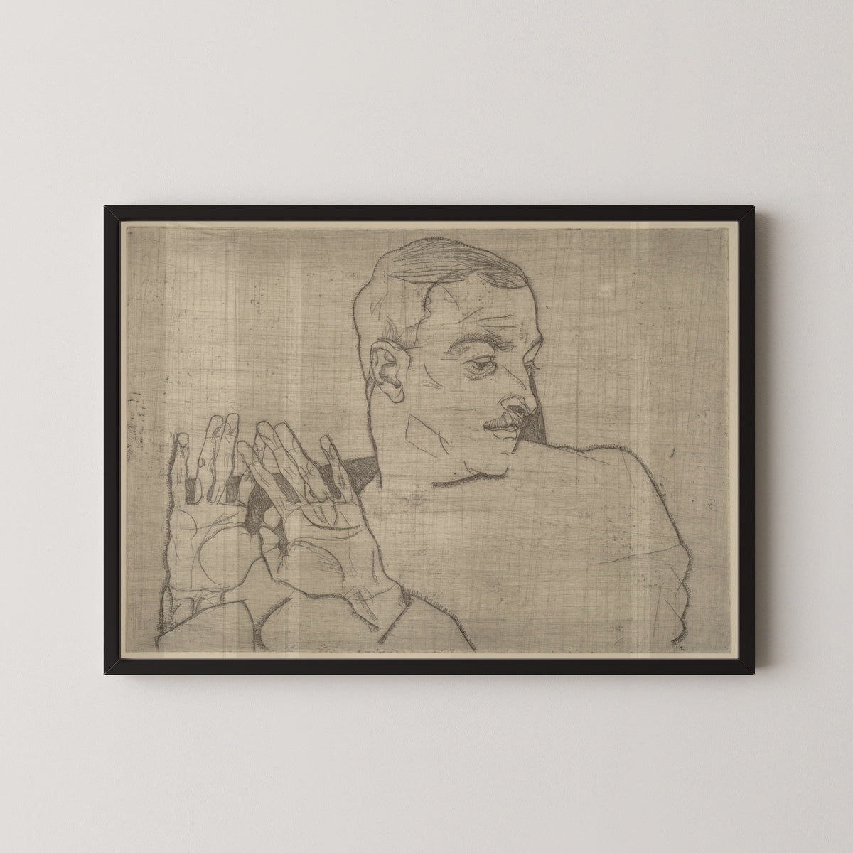 Egon Schiele — Portrait of Arthur Roessler | Expressionist Fine Art Print