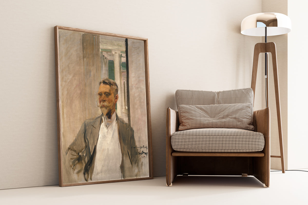 Joaquín Sorolla — Portrait of Charles M. Kurtz, Founding Director, Albright Art Gallery | Fine Art Print