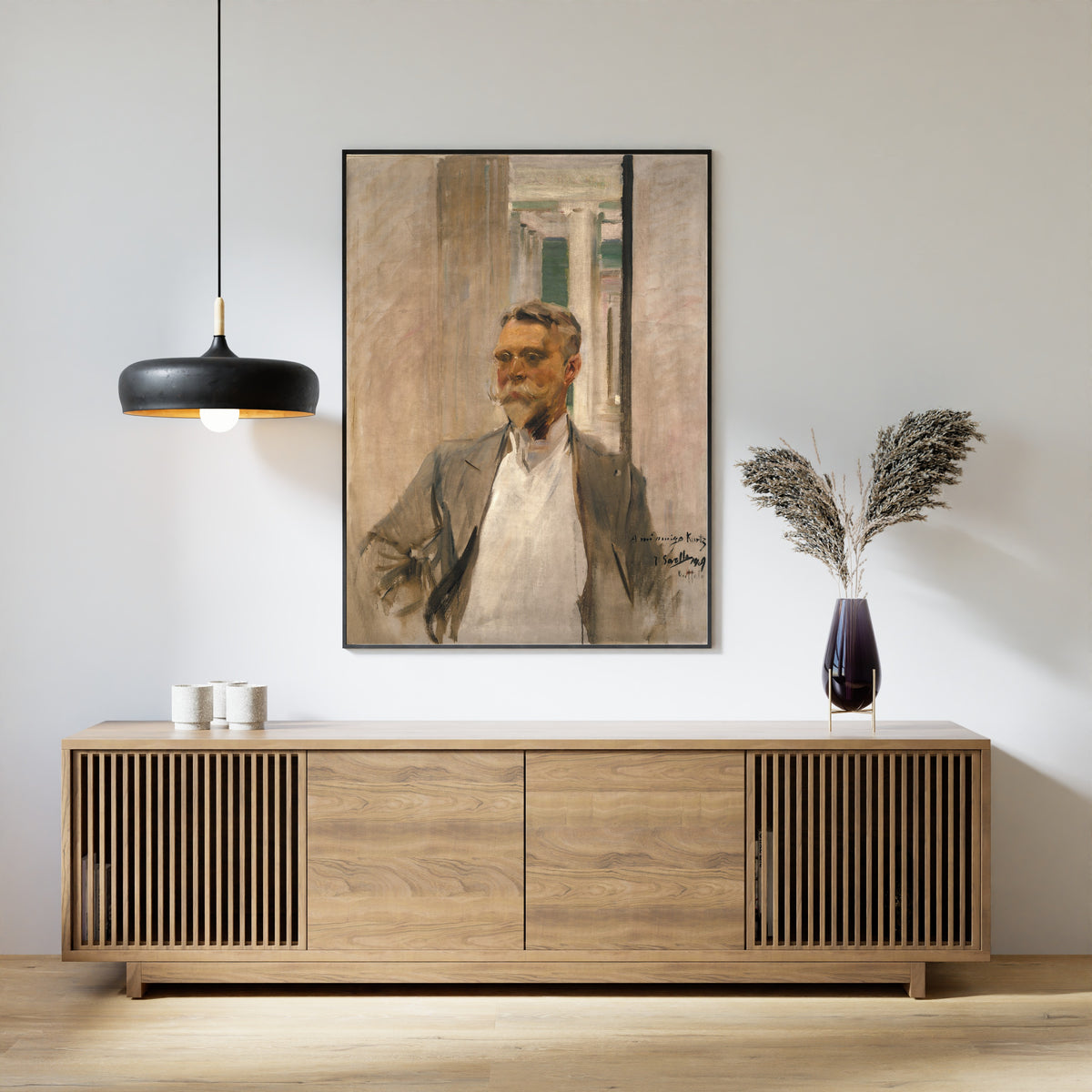 Joaquín Sorolla — Portrait of Charles M. Kurtz, Founding Director, Albright Art Gallery | Fine Art Print
