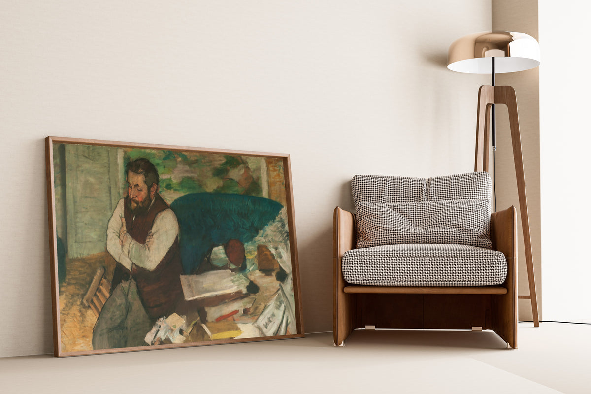 Edgar Degas — Portrait of Diego Martelli | Fine Art Print