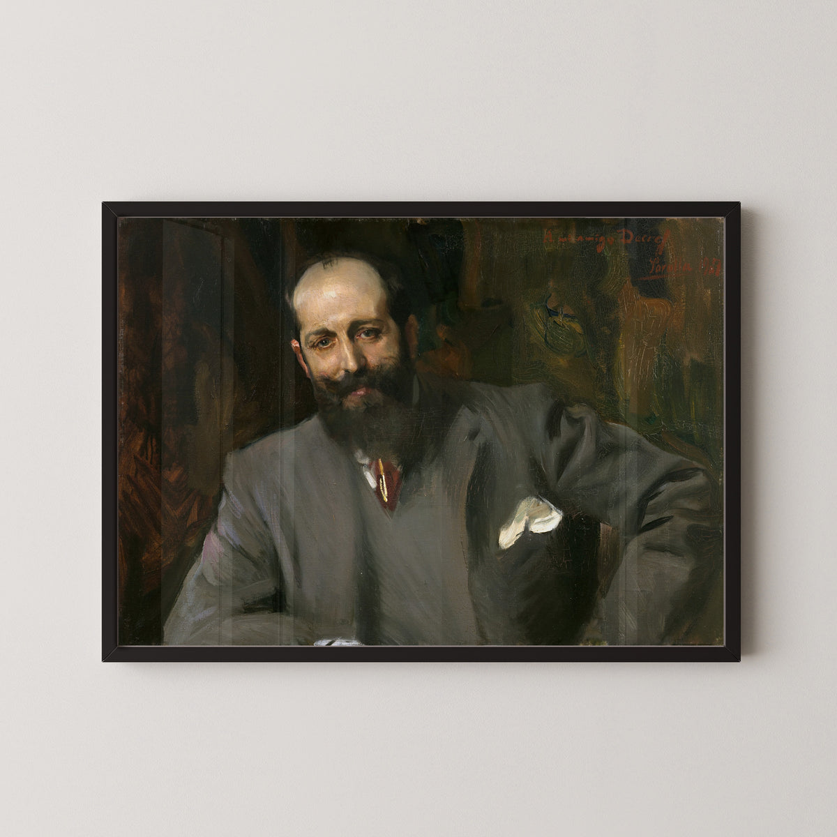 Joaquín Sorolla — Portrait of Doctor Joaquín Decref y Ruiz | Fine Art Print