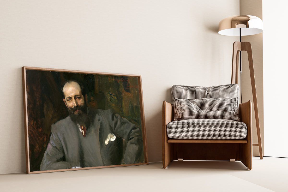 Joaquín Sorolla — Portrait of Doctor Joaquín Decref y Ruiz | Fine Art Print