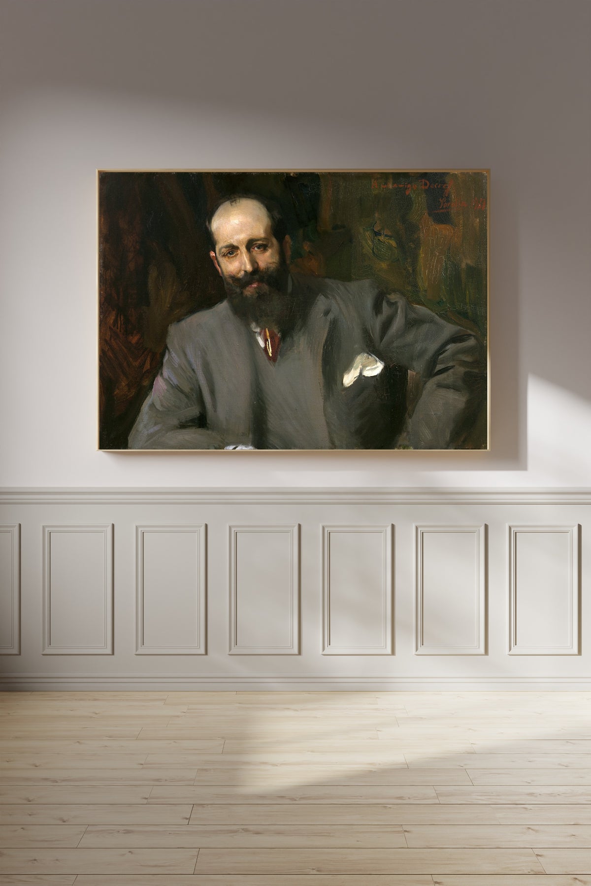 Joaquín Sorolla — Portrait of Doctor Joaquín Decref y Ruiz | Fine Art Print