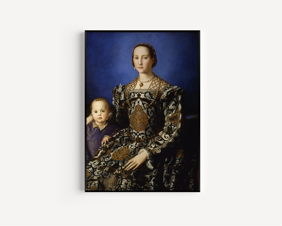 Bronzino — Portrait of Eleanor of Toledo with Her Son Giovanni de’ Medici | Fine Art Print
