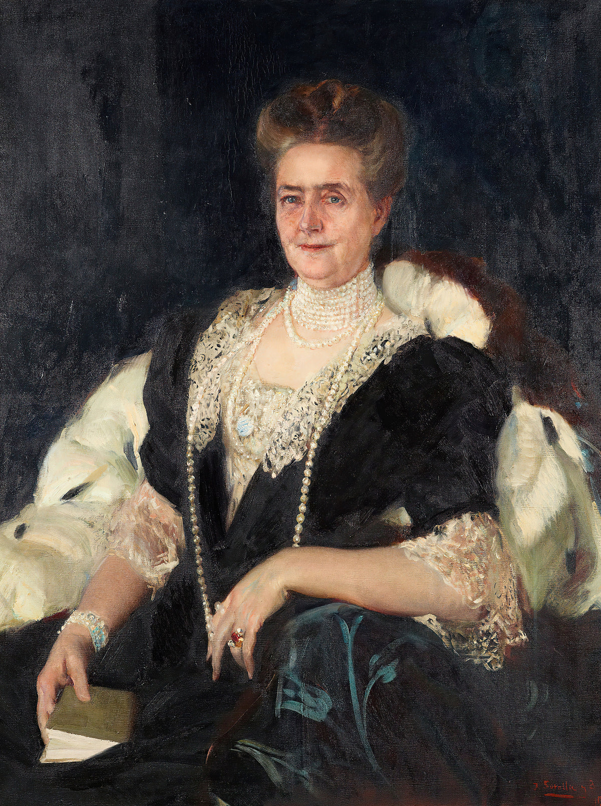 Joaquín Sorolla — Portrait of Frances Tracy Morgan | Fine Art Print