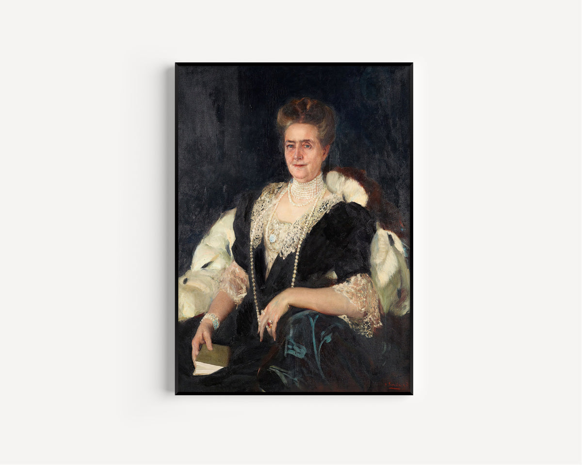 Joaquín Sorolla — Portrait of Frances Tracy Morgan | Fine Art Print