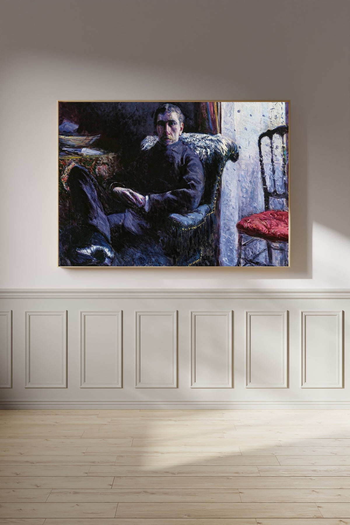 Gustave Caillebotte — Portrait of Georges Roman | Fine Art Print