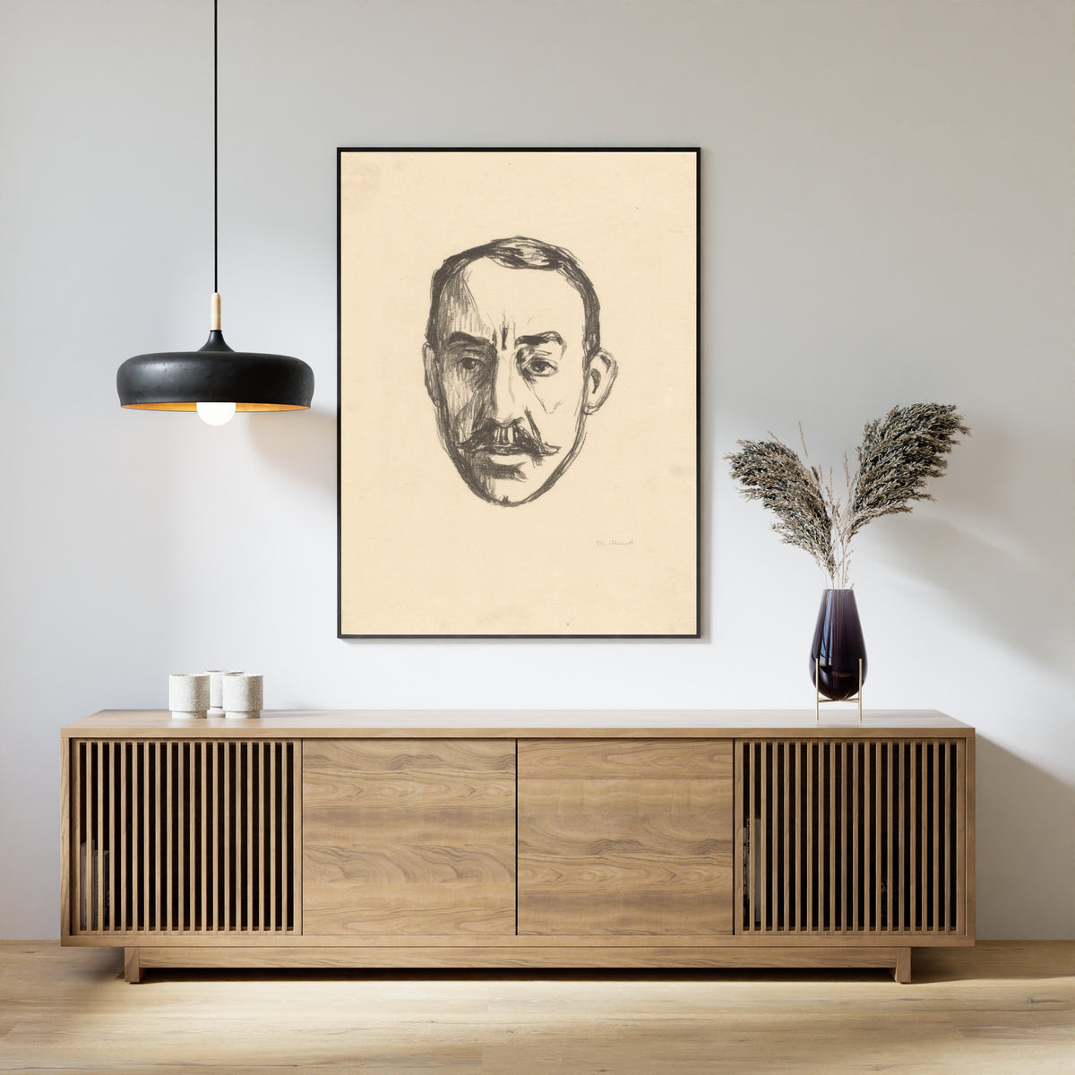 Edvard Munch — Portrait of Henry van de Velde | Expressionist Fine Art Print