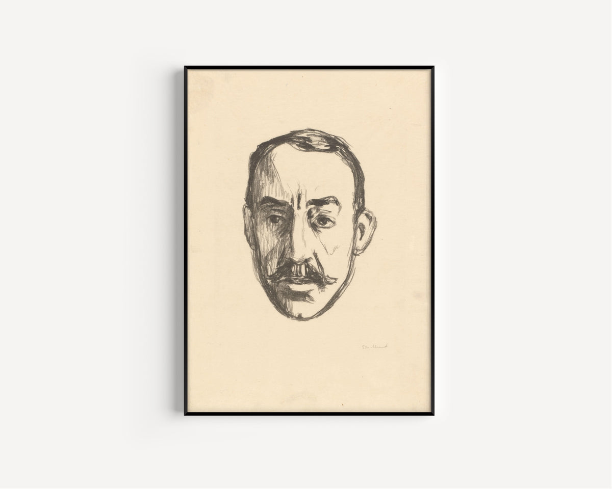 Edvard Munch — Portrait of Henry van de Velde | Expressionist Fine Art Print
