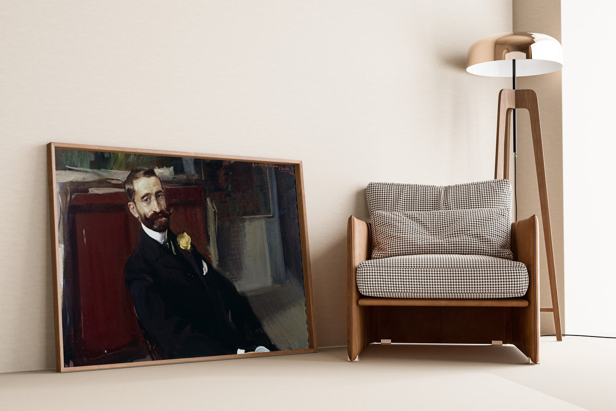Joaquín Sorolla — Portrait of Jacinto Felipe Picón y Pardiñas | Fine Art Print