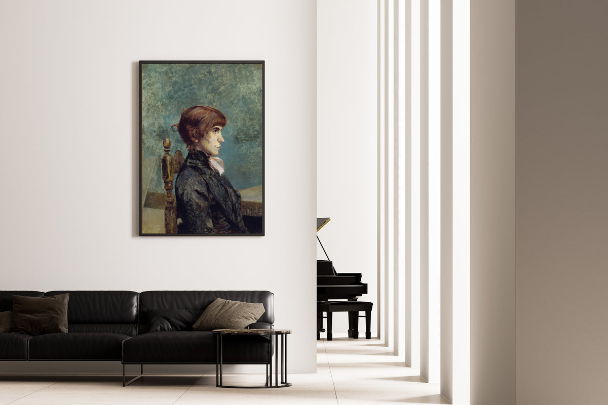 Henri de Toulouse-Lautrec — Portrait of Jeanne Wenz | Fine Art Print
