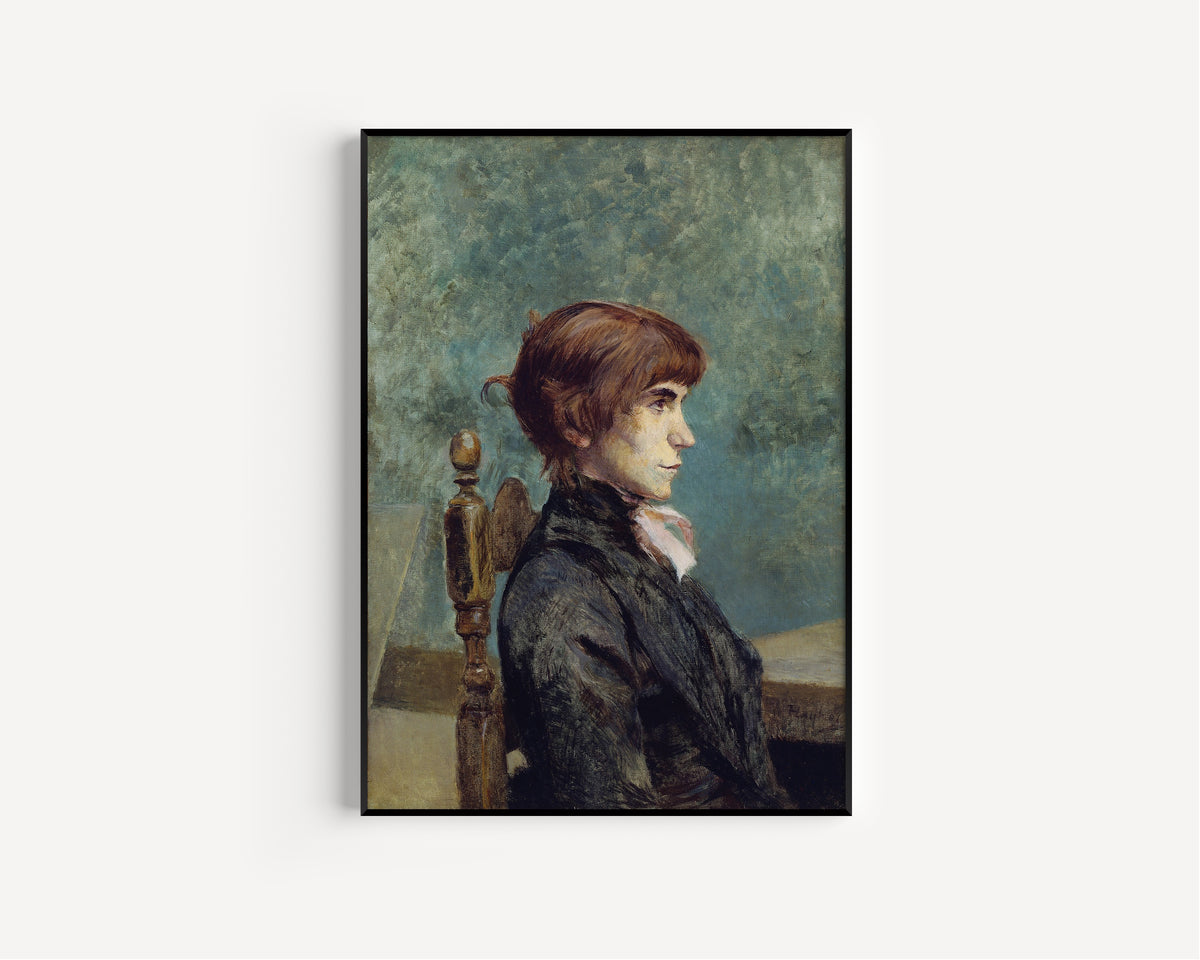 Henri de Toulouse-Lautrec — Portrait of Jeanne Wenz | Fine Art Print