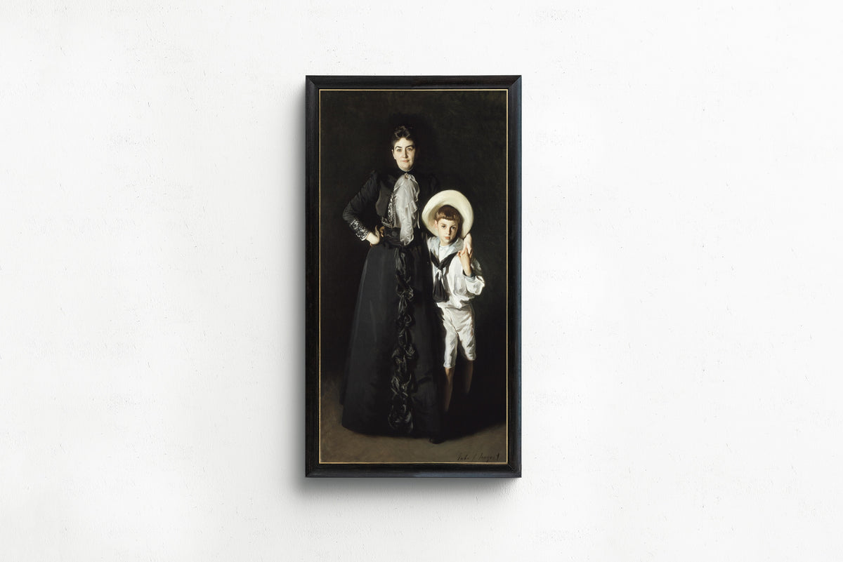 John Singer Sargent — Portrait of Mrs. Edward L. Davis and Her Son, Livingston Davis | Fine Art Print