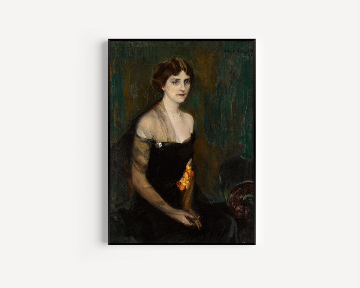 Joaquín Sorolla — Portrait of Mrs. Orville E. Babcock | Fine Art Print