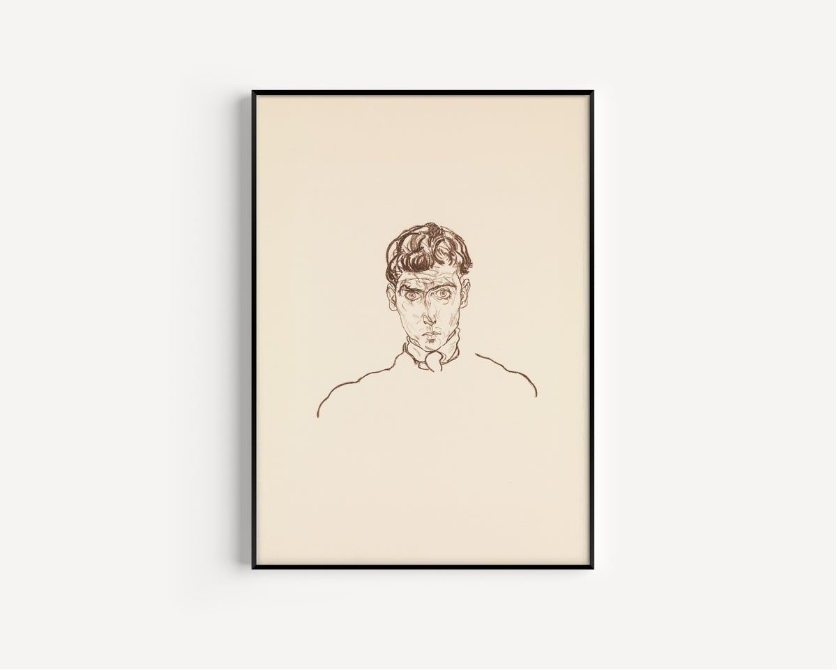 Egon Schiele — Portrait of Paris von Gütersloh | Expressionist Fine Art Print